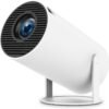 Miniproyector port??til HY300 PRO, con WiFi y Bluetooth, Compatible con 4K, 1080P, 300ANSI, 180 ?? giratorio, Keystone con para coche, Android 11, proyector inteligente, Compatible con con HDMI / USB / port??til