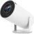 Miniproyector port??til HY300 PRO, con WiFi y Bluetooth, Compatible con 4K, 1080P, 300ANSI, 180 ?? giratorio, Keystone con para coche, Android 11, proyector inteligente, Compatible con con HDMI / USB / port??til
