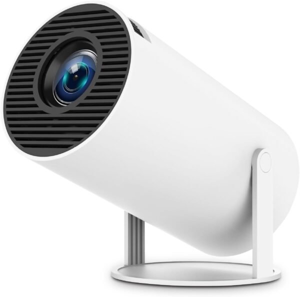 Miniproyector port??til HY300 PRO, con WiFi y Bluetooth, Compatible con 4K, 1080P, 300ANSI, 180 ?? giratorio, Keystone con para coche, Android 11, proyector inteligente, Compatible con con HDMI / USB / port??til